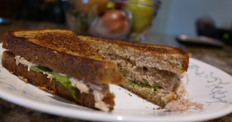 Grilled Tuna and Avocado on wheat