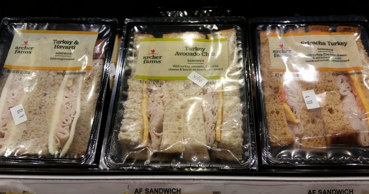 Packaged Sandwiches at Target