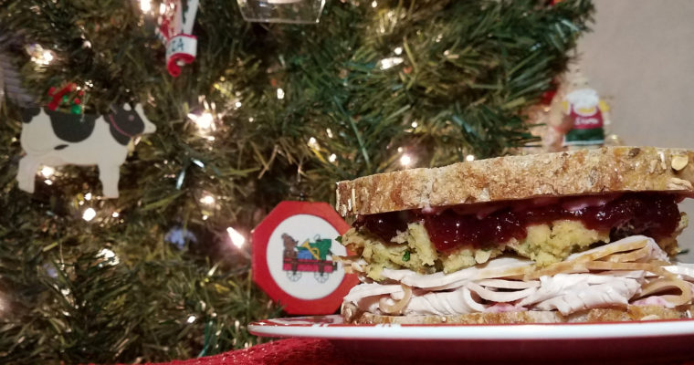 Christmas Sandwich on nine grain