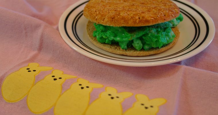 Green eggs on sandwich thin