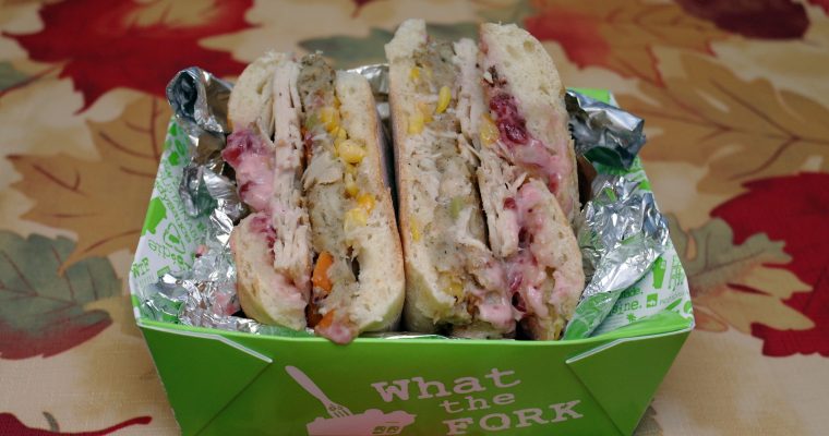 Turkey Sandwich from What the FORK
