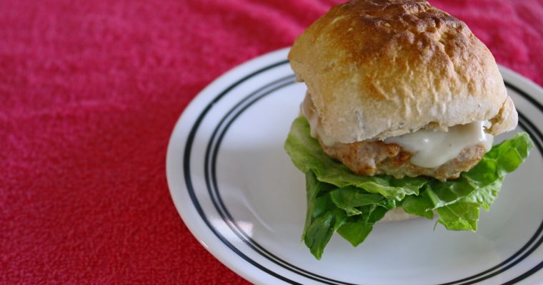 Turkey Slider on ciabatta